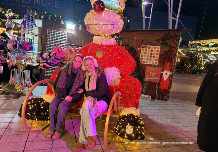 Weihnachts-und Wintermarkt mit vielen Foto-Points im MAC Munich Airport Center (©Foto: Martin Schmitz)